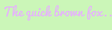 Image with Font Color E3B8F6 and Background Color CBF6B8
